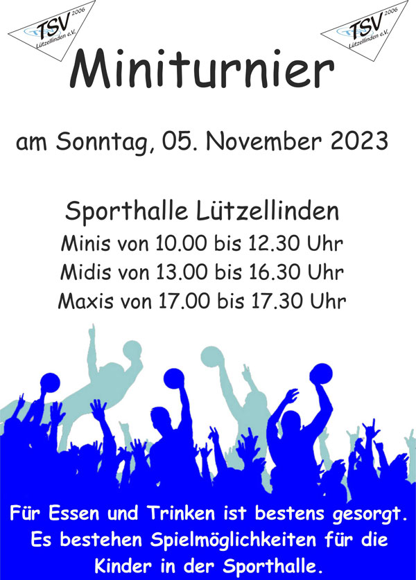 Plakat Miniturnier 2311