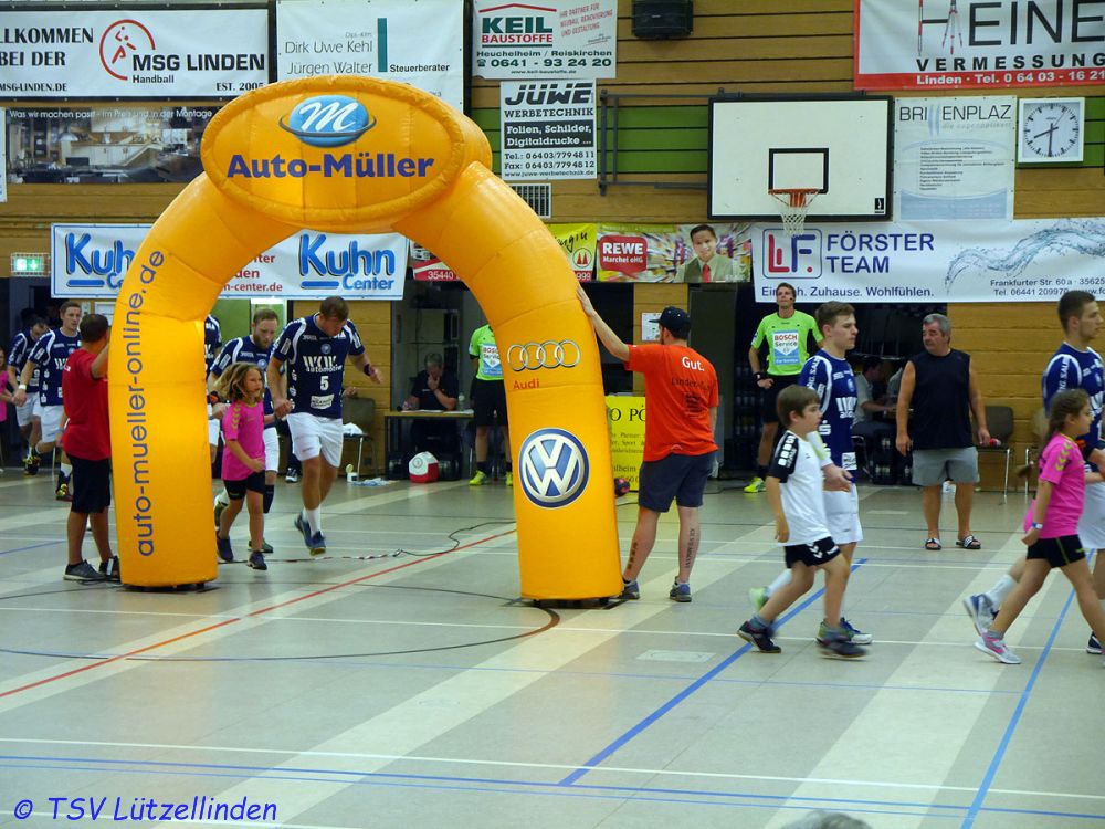 Einlaufen beim Linden Cup 2017_18